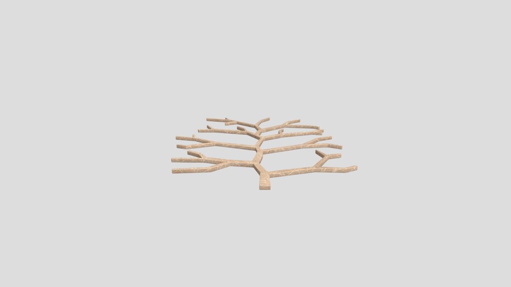 Simple Interior Wall Tree Wood