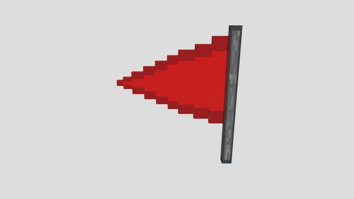 Bandeira (Red Flag) 3D Model