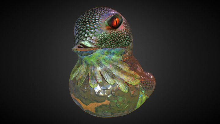 Rubber Ducky Challenge 3D Model