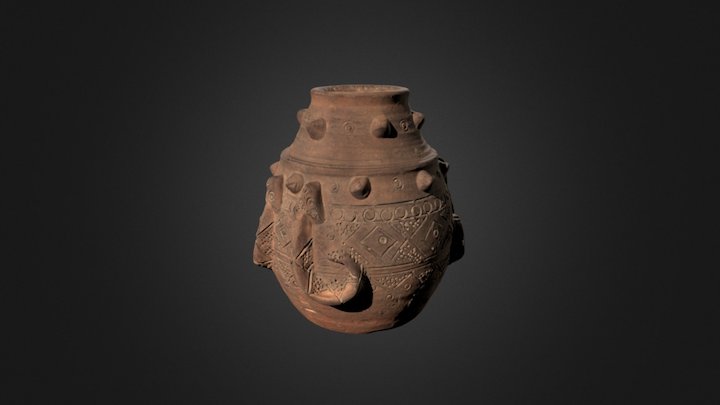 百步蛇罐 3D Model
