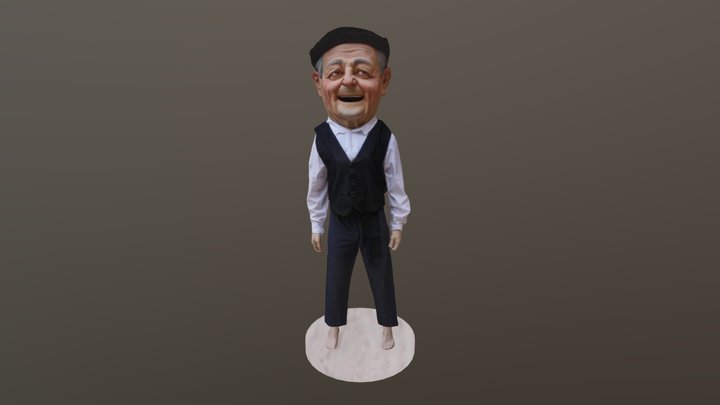 Cabezudo Abuelo 3D Model