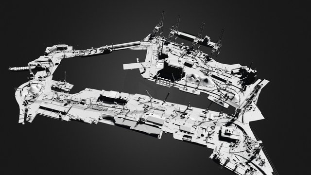 Ferry Wharf 3D Model