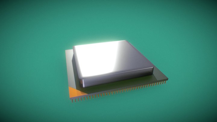 CPU (HalfPeople) 3D Model