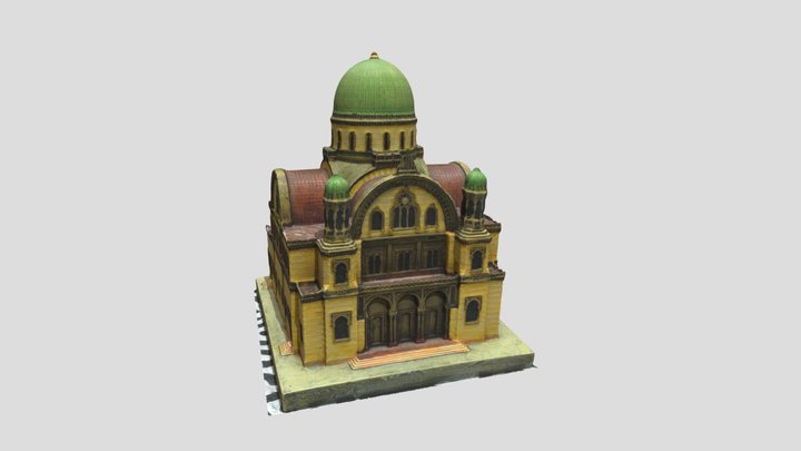 Model of The Great Synagogue of Florence 3D Model