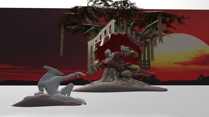 The Creation Of Shark Man Animation 3D Model