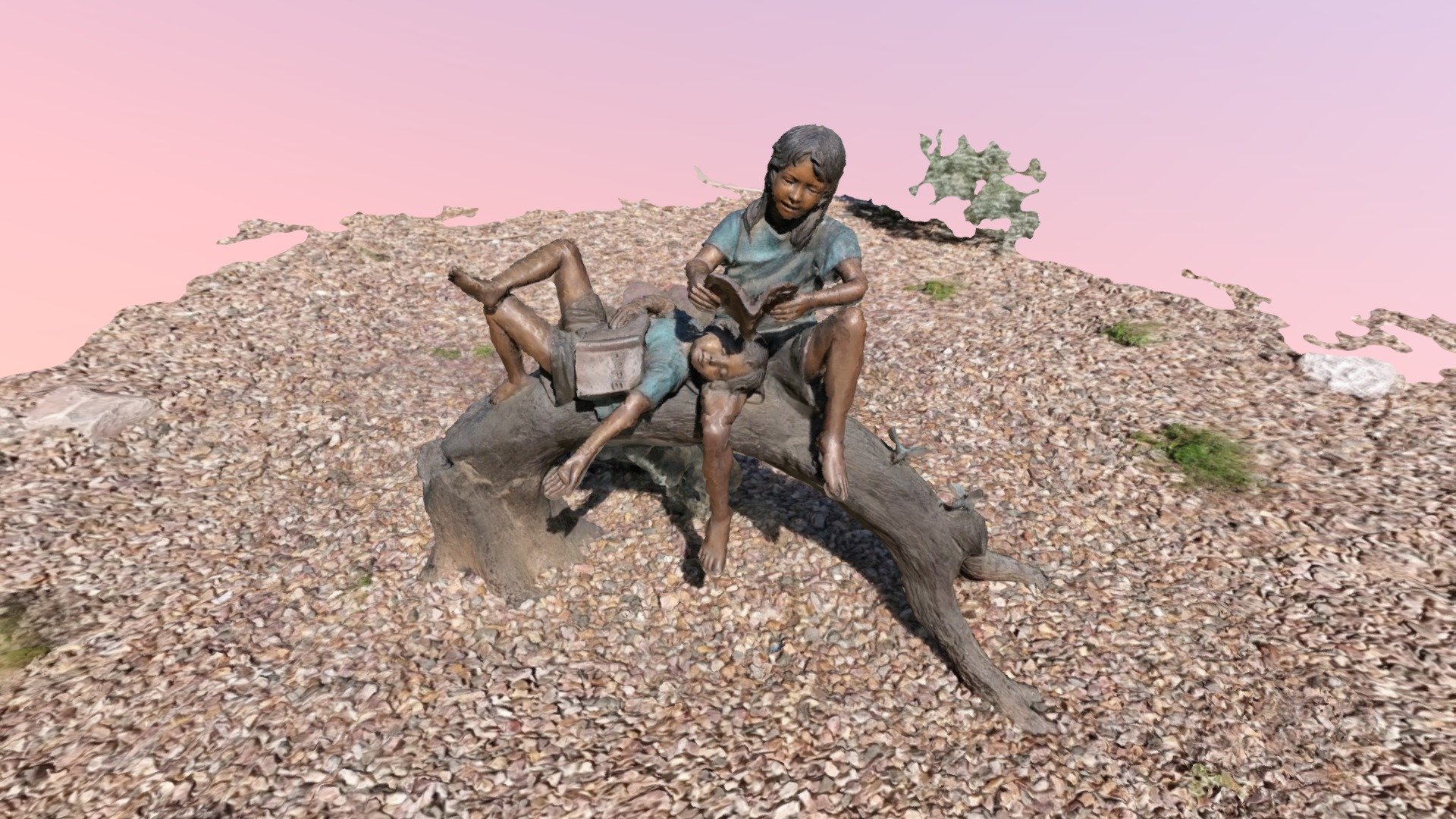 Reading Statue