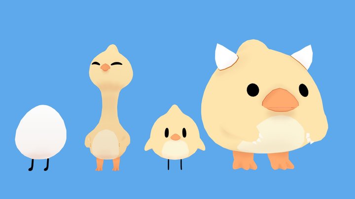 Dokibird: Dragoons 3D Model