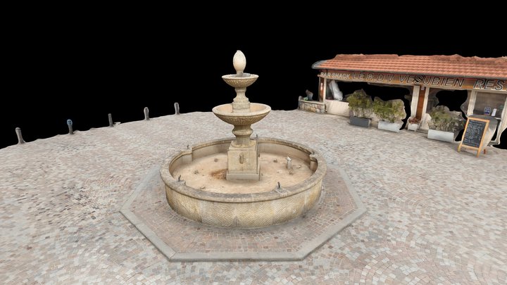 Fontaine de Roquebillière 3D Model