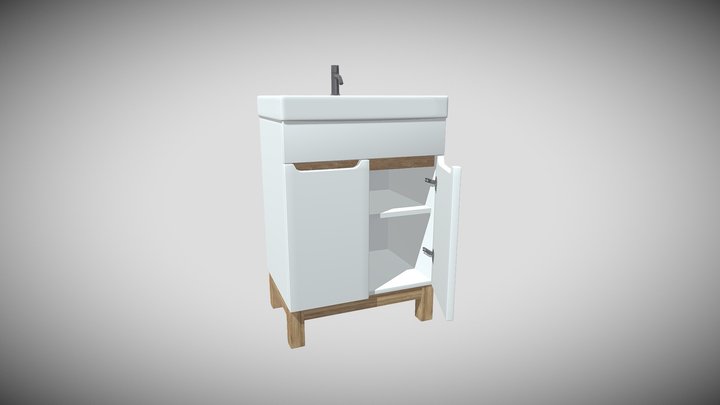 Washbasin cabinet 3D Model