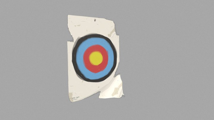 Target poster 3D Model