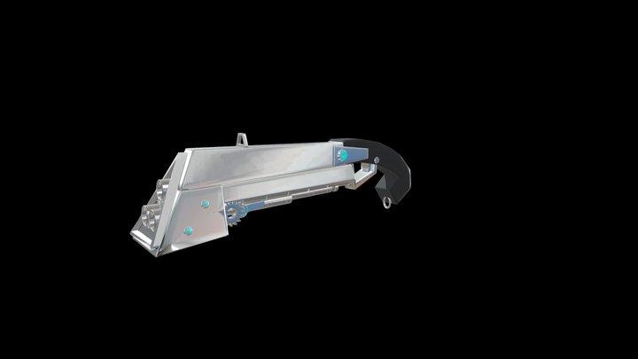sci-fi weapon 3D Model