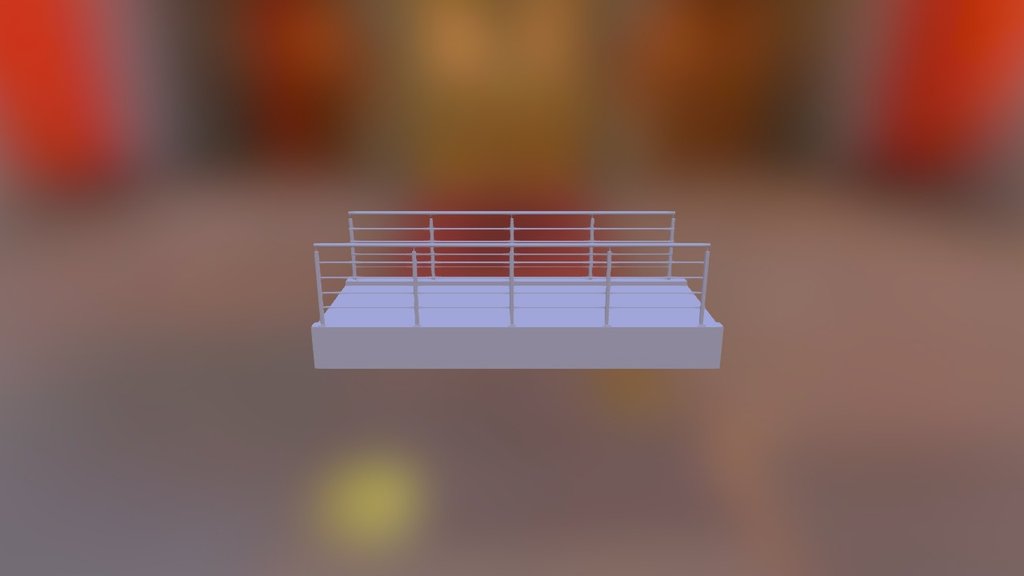 Stainless steel railing on bridge - 3D model by metalworks.lt [0f9bfcf ...