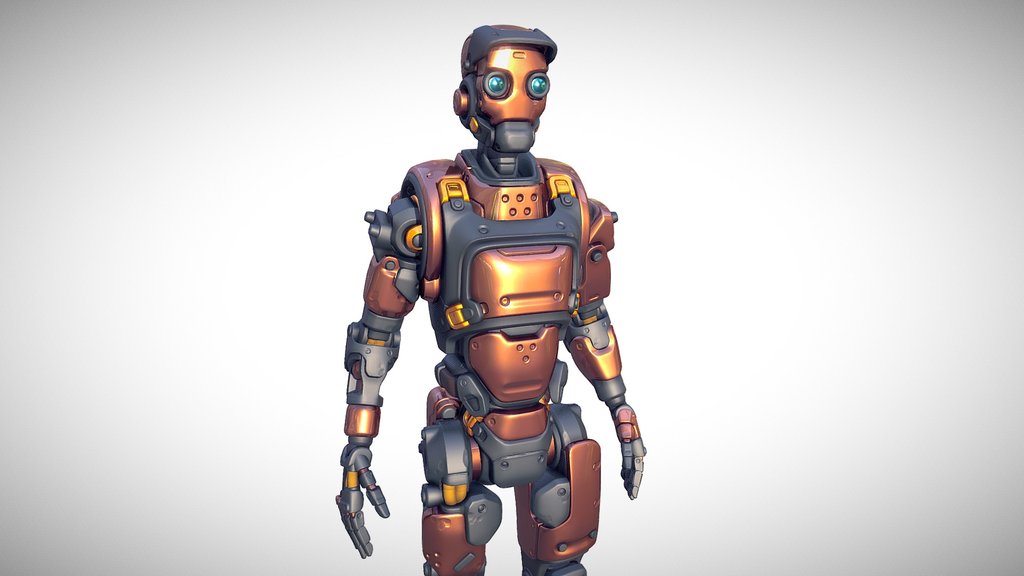 Destructible Robot - Highpoly