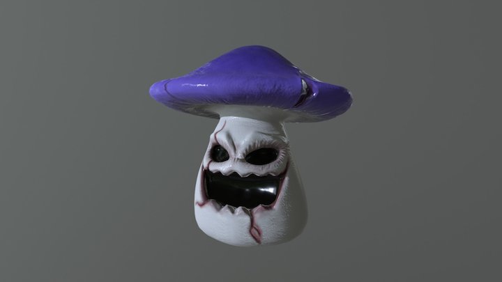 Monster Mushroom 3D Model