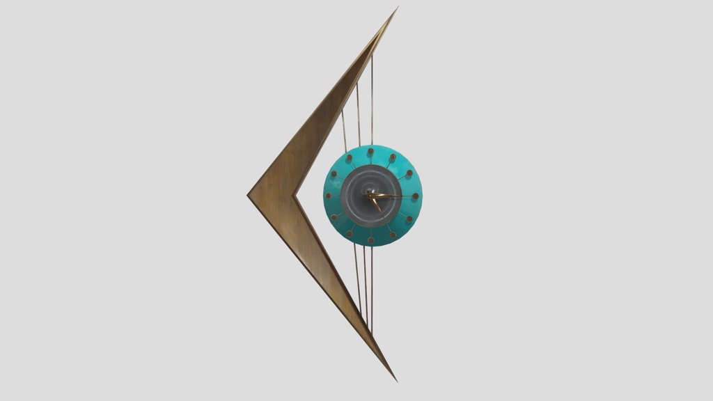 Googie/1950s Wall Clock