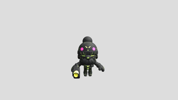 Virus Gale 3D Model