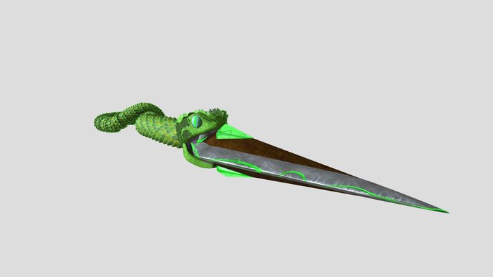 Bush Viper Kunai 3D Model