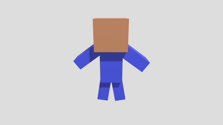 стивик !!! Steve but worst my model 3D Model