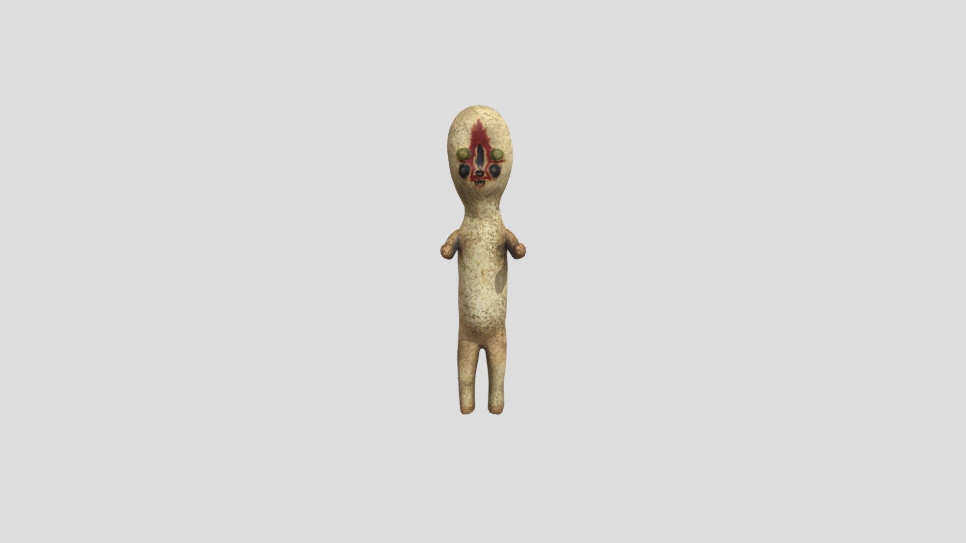 SCP-173 - Low-poly 3D model - Includes mod for SCP CB 3D