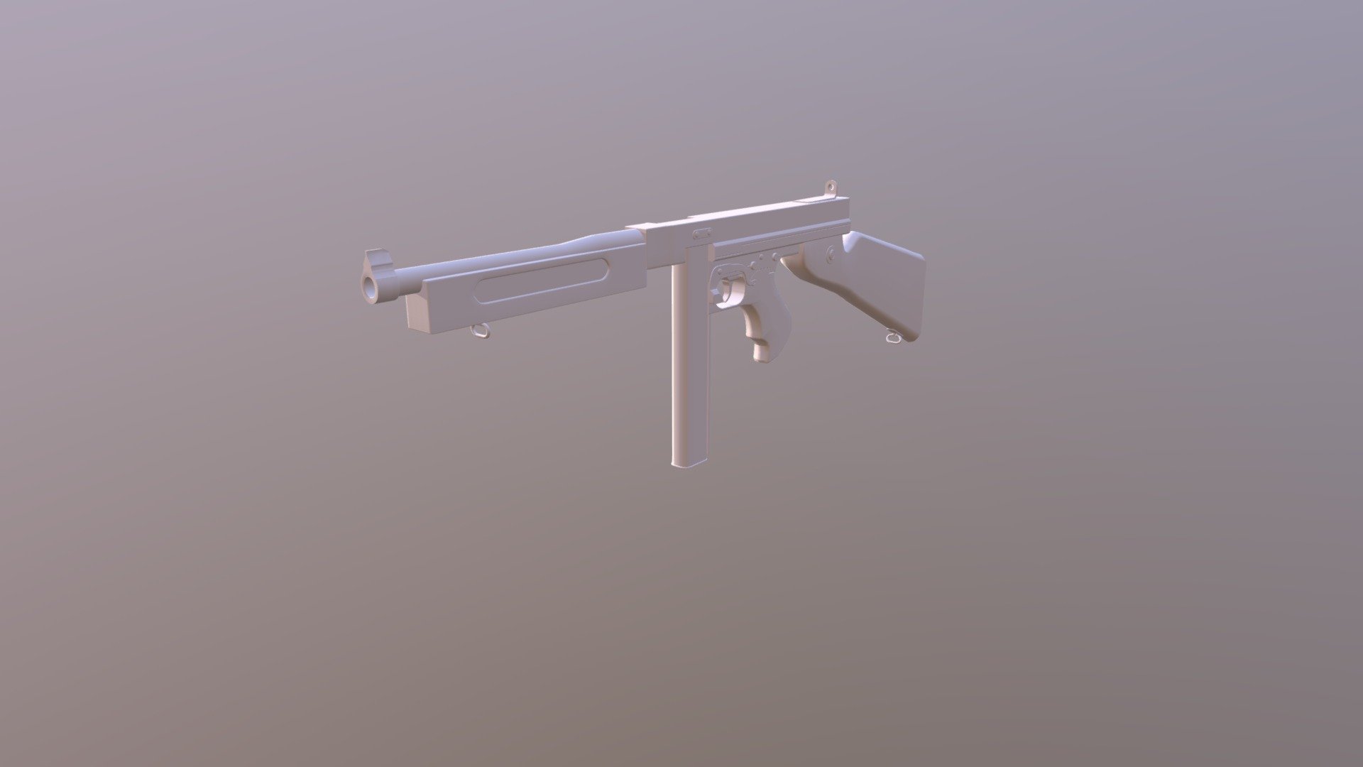 Thompson M1A1 - 3D model by denisfx17 [0fa1dad] - Sketchfab