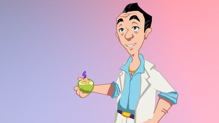 Larry Laffer - Leisure Suit Larry 3D Model