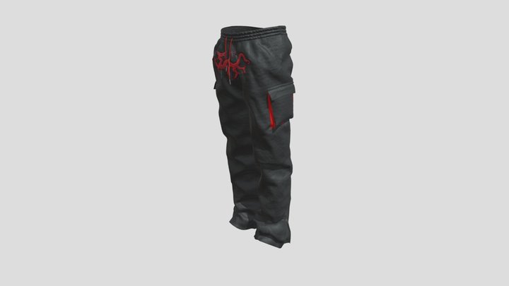 Nabee Cargo Pants 3D Model