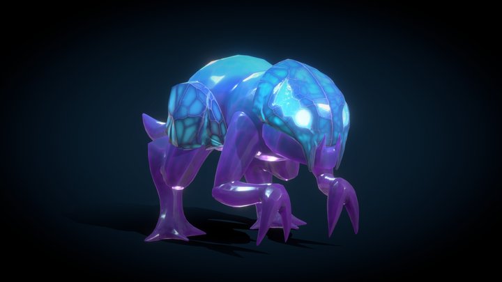Crystal Eater 3D Model