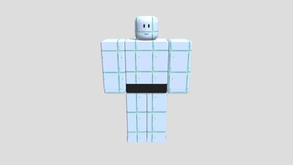 Blocky Glass Man