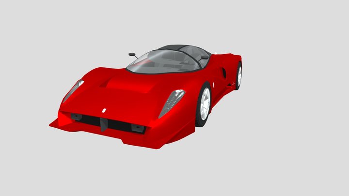 Ferrari P45 Pininfarina By Angeeell301 3D Model