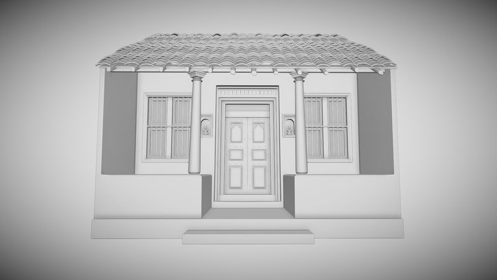 Indian old house 3D Model