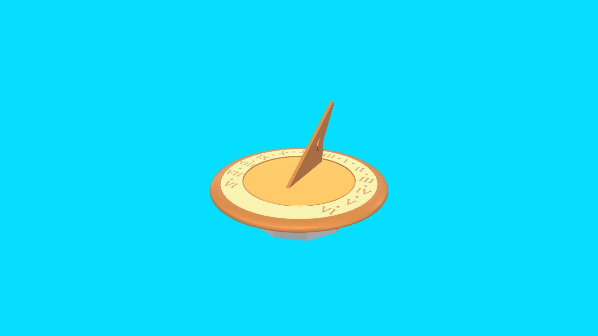 Sundial - 3D model by owenmearns24 [0fa4c56] - Sketchfab