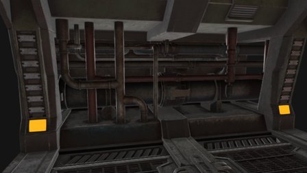 Station Corridor 3D Model