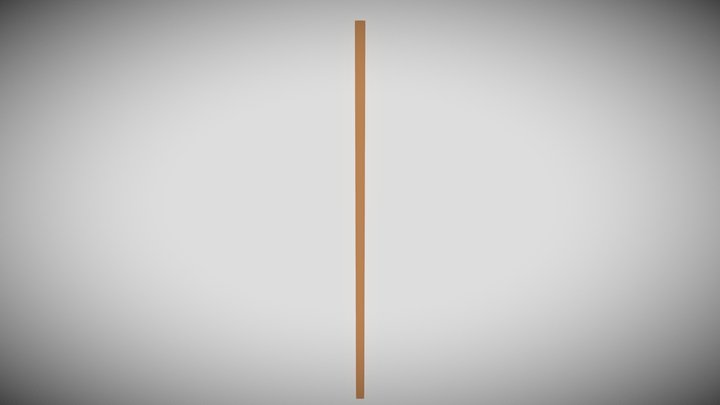 Minecraft Acacia Door 3D Model