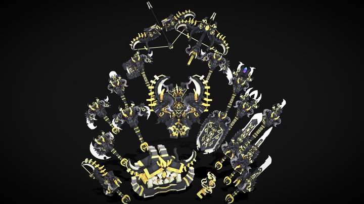 Twilight of ender, The Queen Awakening 3D Model
