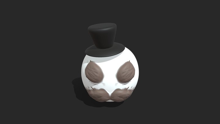 Angry man (my first model) 3D Model