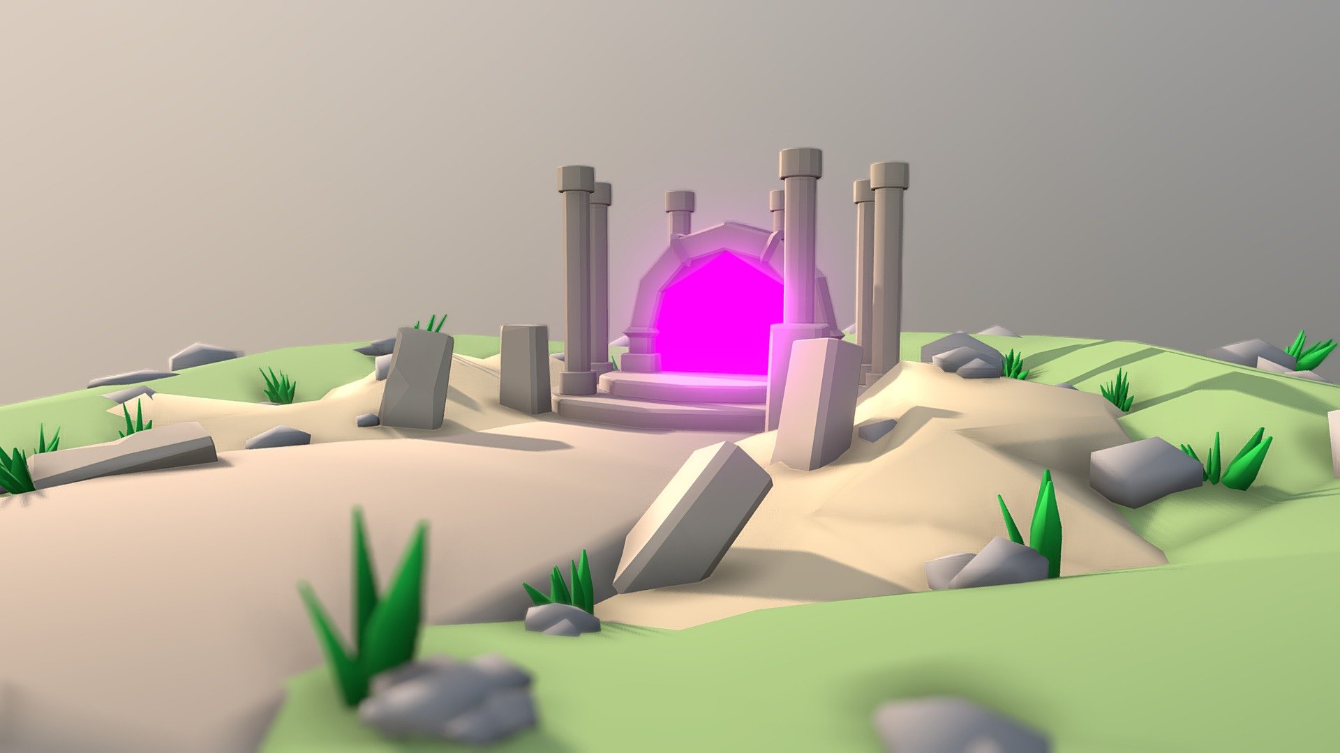 Game level design  - Fantasy Portal