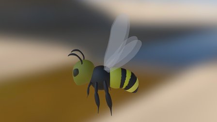 ABEJA CON NURBS 3D Model