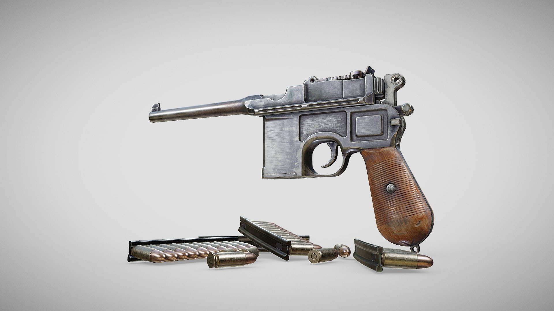 Mauser C96 3d Model By Krzysztof Knefel Krzysztofknefel 0fa8b24 Sketchfab 5580