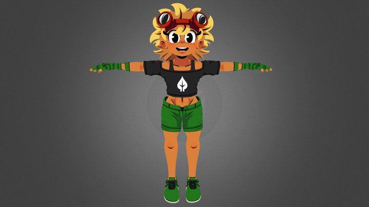 Solar Flare - PvZ Heroes 3D Model