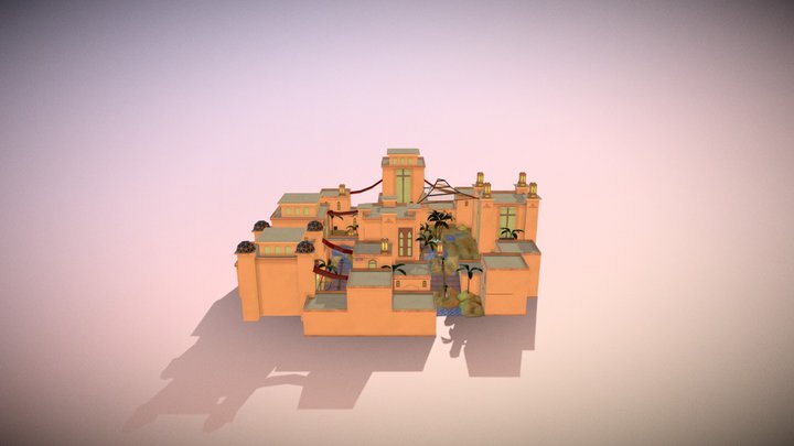 Deserted city_new 3D Model