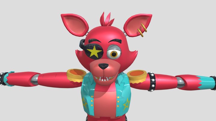 FNAF Security Breach Characters - A 3D model collection by MarshArt -  Sketchfab