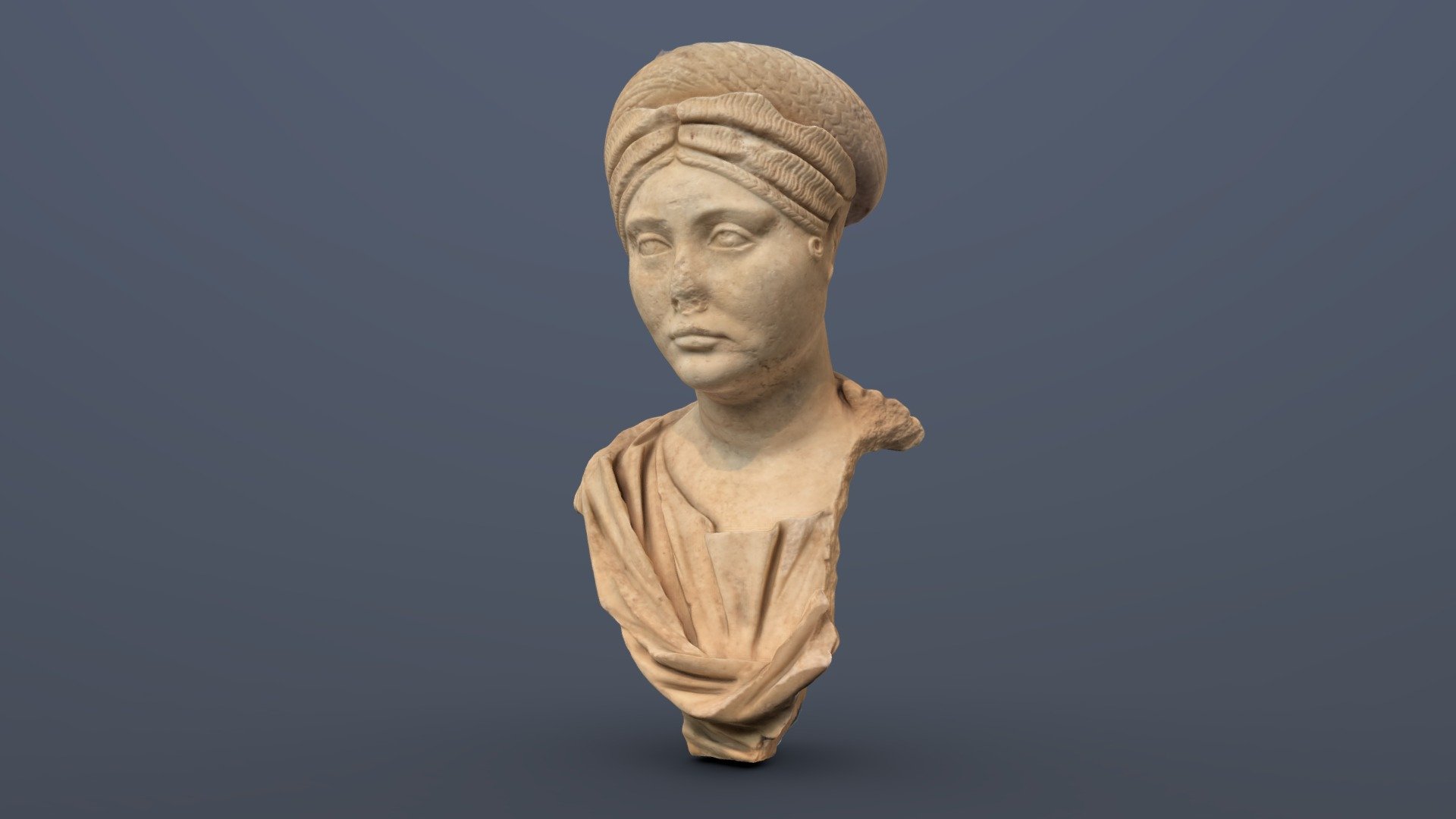 Stone Statue Bust (photogrammetry Scan)