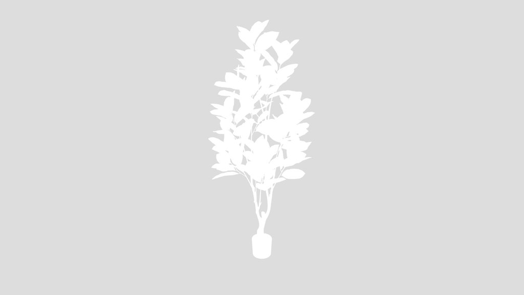 Faux Magnolia Plant In Pot