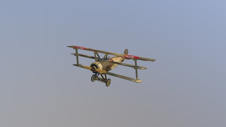GreenAirplan 3D Model