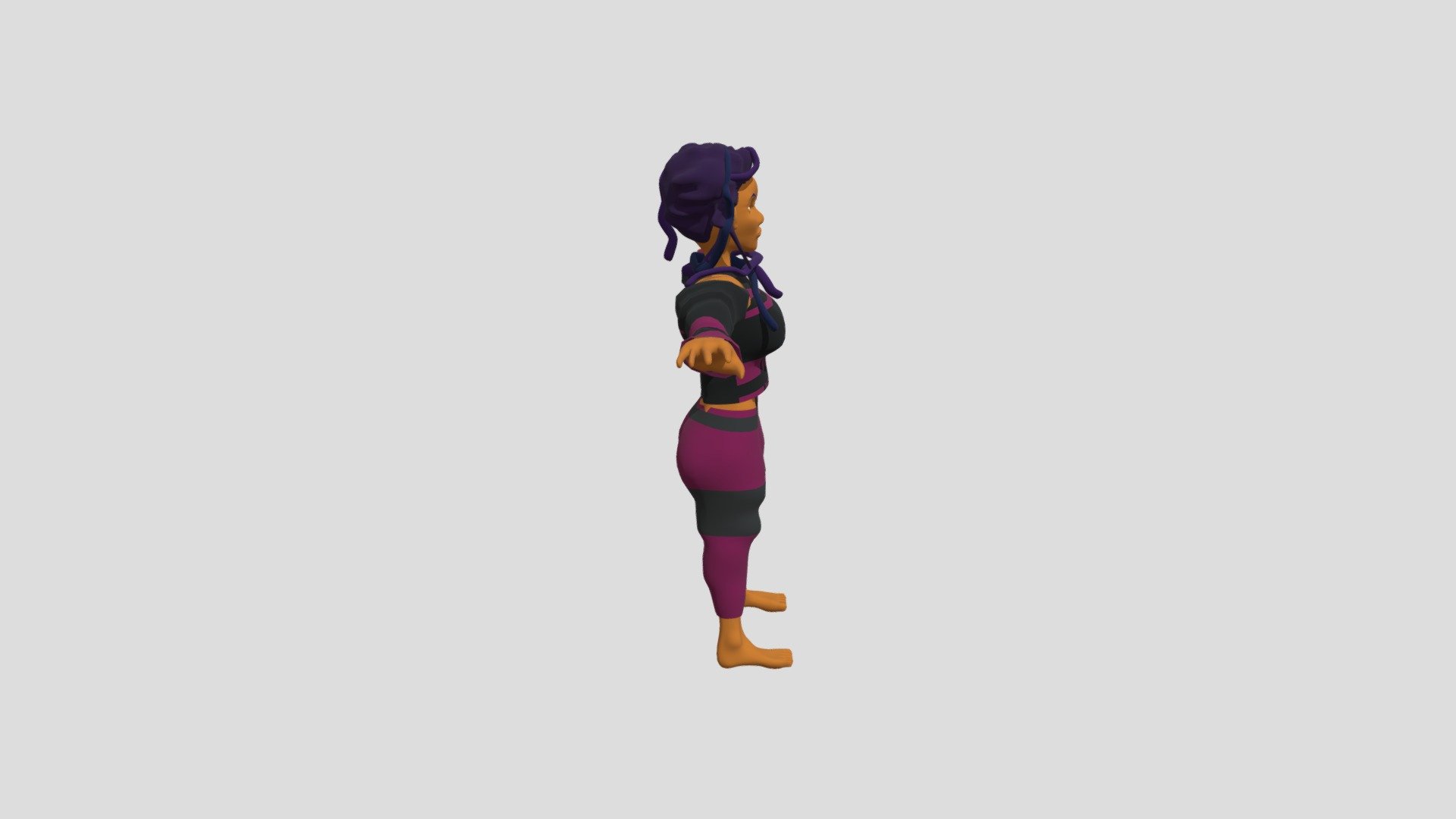 Dragon Lady Gogo (Clothed) Animation Test - 3D model by xpharaohstar ...