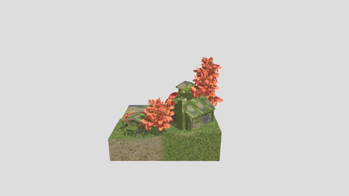 1DAE20 Diorama - Grandma's House 3D Model