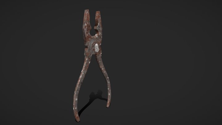Old pliers_GameDev_Legend 3D Model