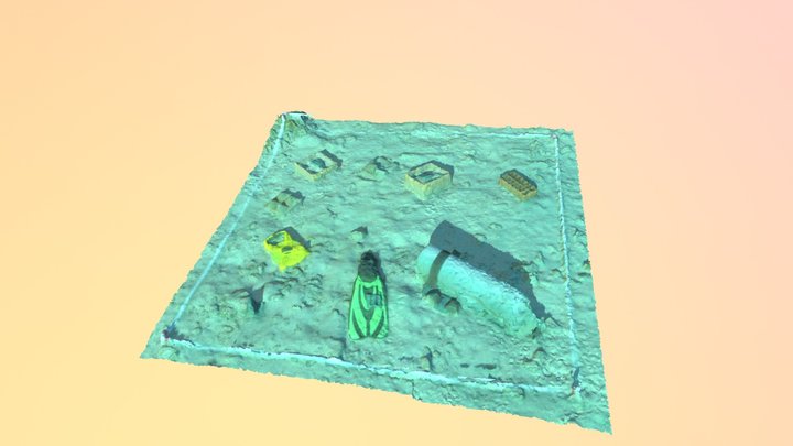 Underwater Objects 3D Model