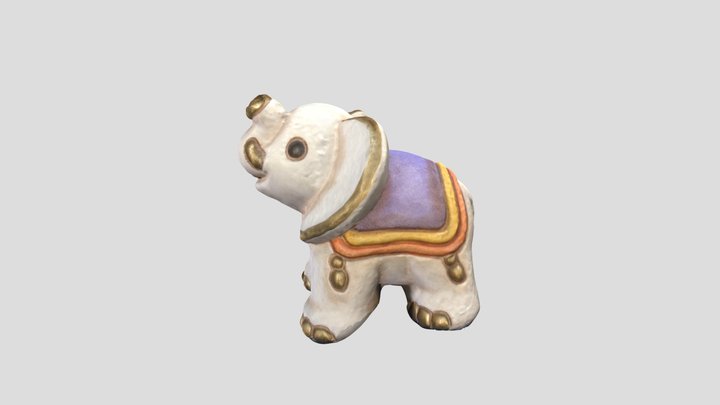 3D Elephant 3D Model