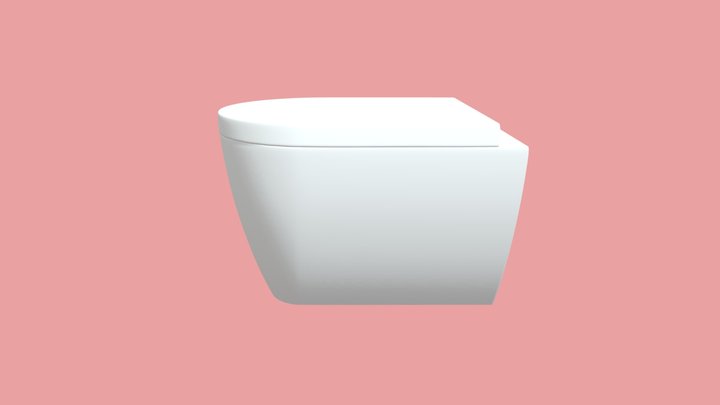 Simple Toilet 3D Model